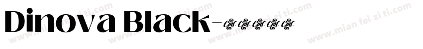 Dinova Black字体转换